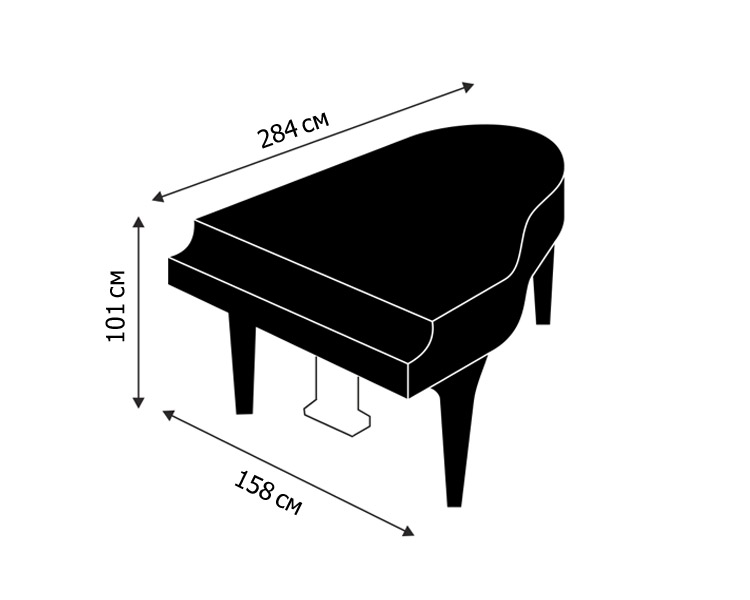 Рояль PETROF модель Р 284 Mistral